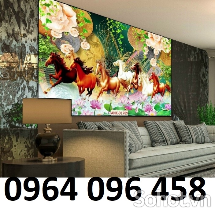 Tranh gạch 3d mã đáo thành công - 476CBV