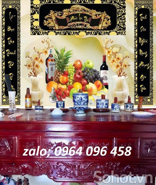 Tranh gạch 3d phòng thờ - KSAZ11