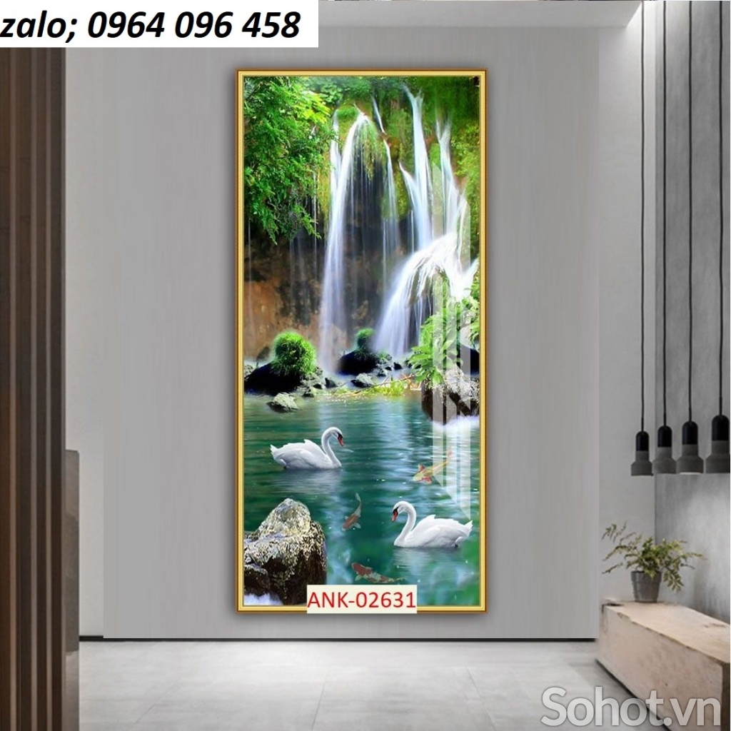 Tranh gạch 3d - gạch tranh 3d phong cảnh - 3899VB