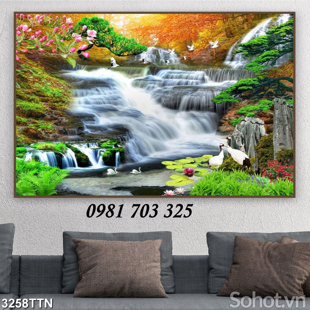 tranh phong khách- gạch tranh phong cảnh