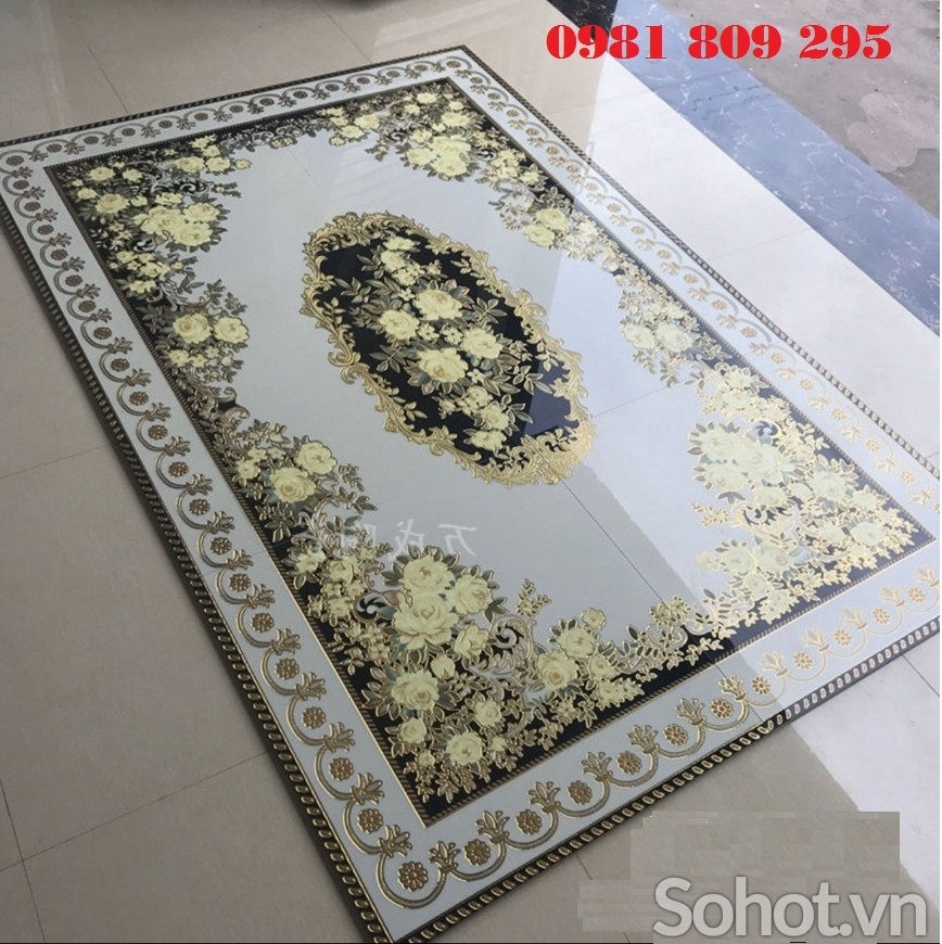 Thảm gạch phòng khách sảnh NA432