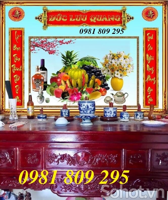 gạch tranh phòng thờ 3d ốp tường