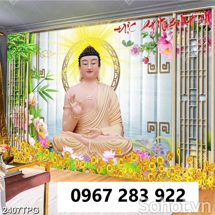 Tranh gạch Phật thích ca