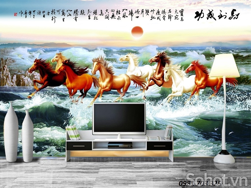 Tranh gạch bát mã