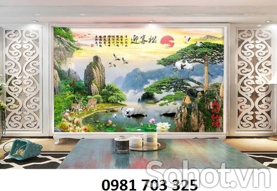 Gạch tranh phong cảnh -tranh trang trí phòng