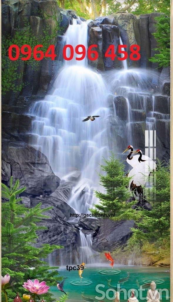 Tranh gạch 3d ốp tường hành lang - sảnh - SJN88