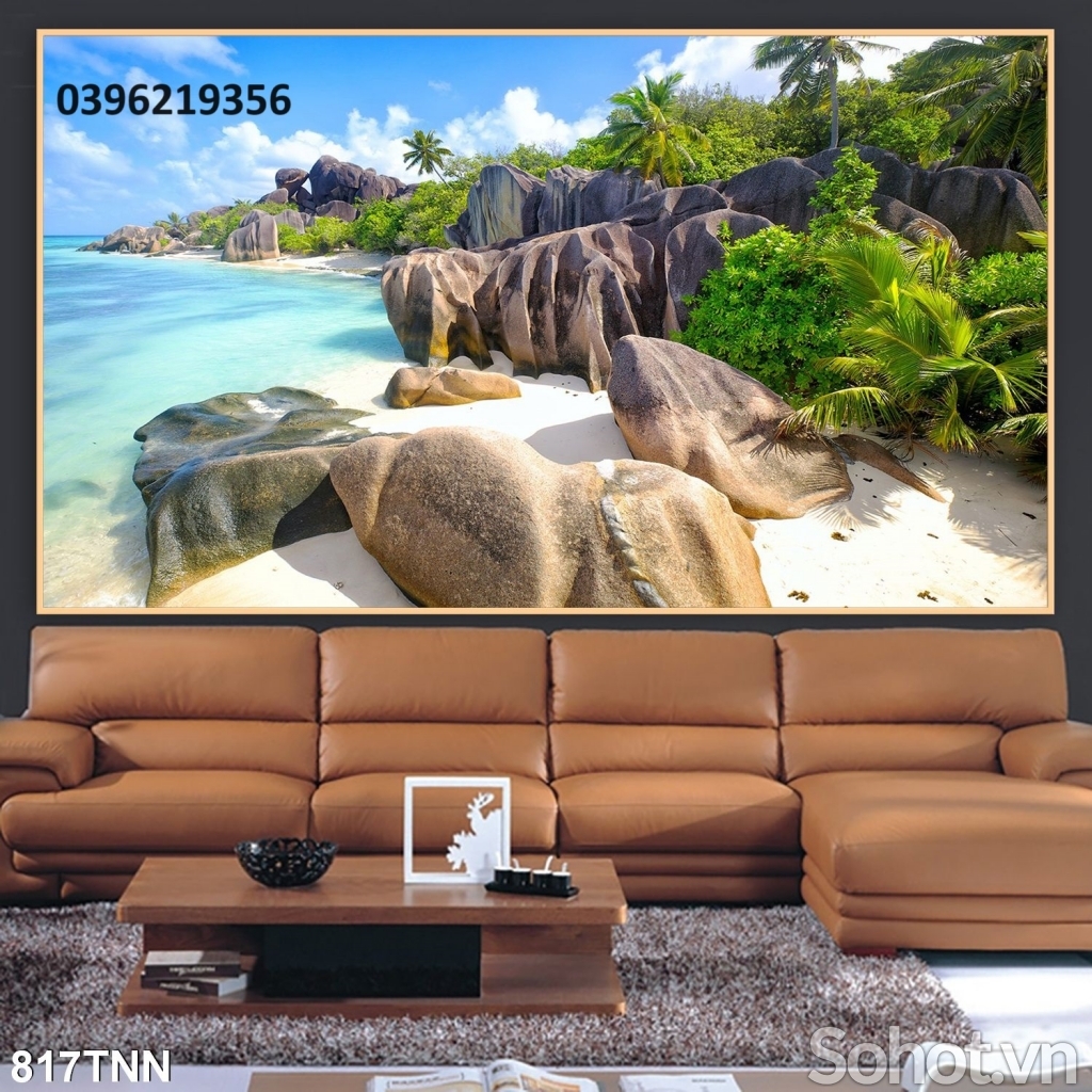 Tranh phong cảnh thiên nhiên đẹp trang trí 3d