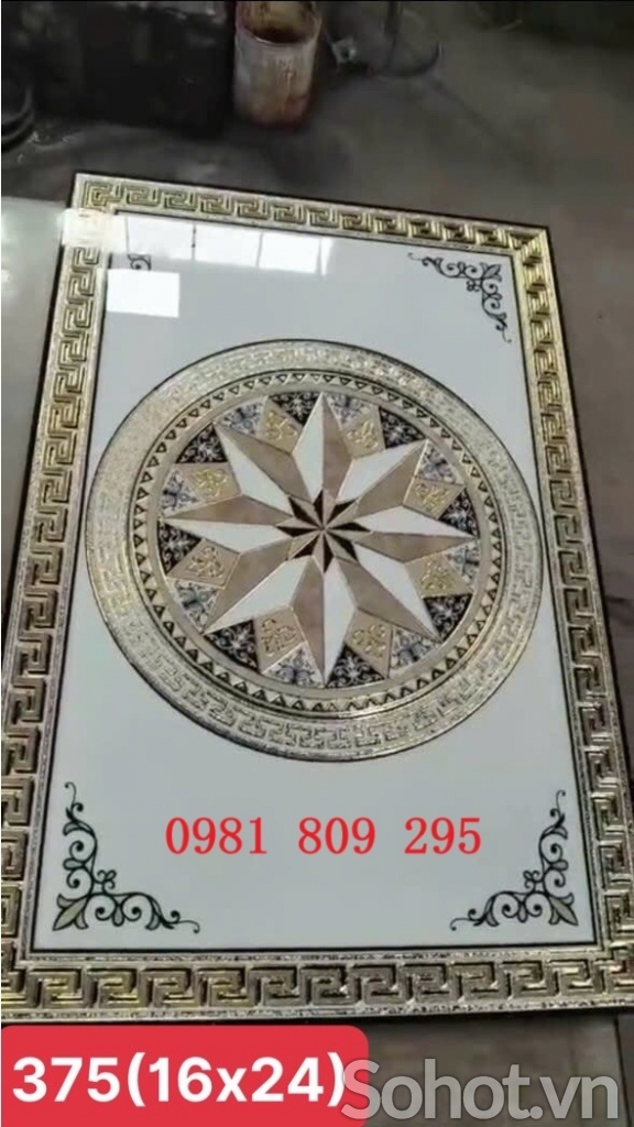 Thảm gạch 1.6x2.4m lát phòng khách