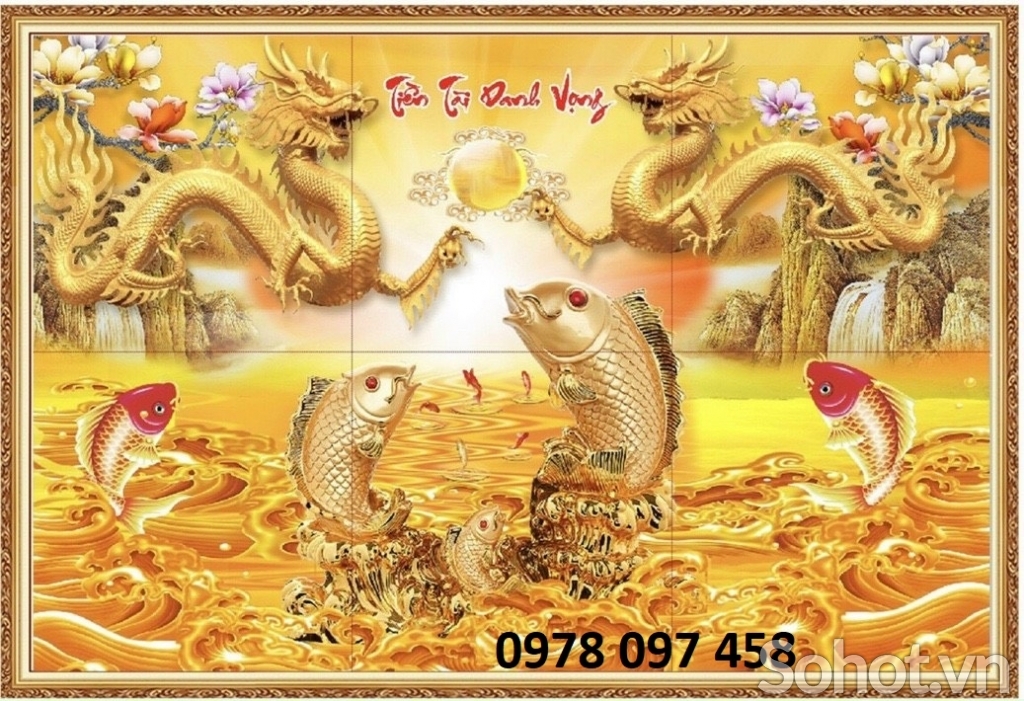 Tranh dán phòng thờ - tranh câu đối