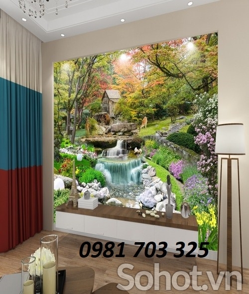 Gạch tranh 3D ốp tường