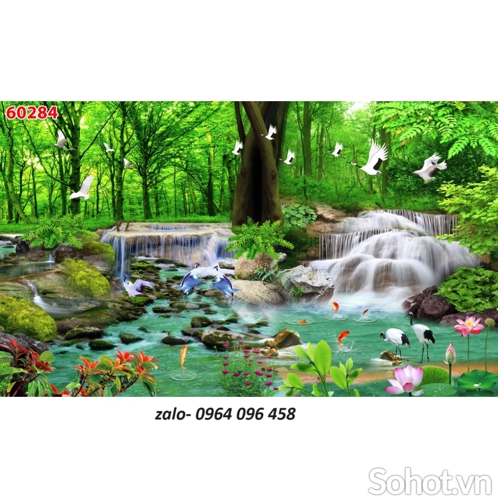 Tranh gạch 3d phong cảnh đồng quê - DCX779