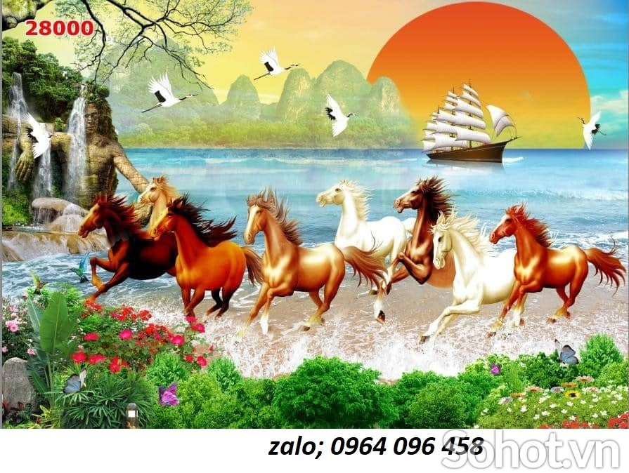 Tranh gạch 3d đồng quê - CNNN74