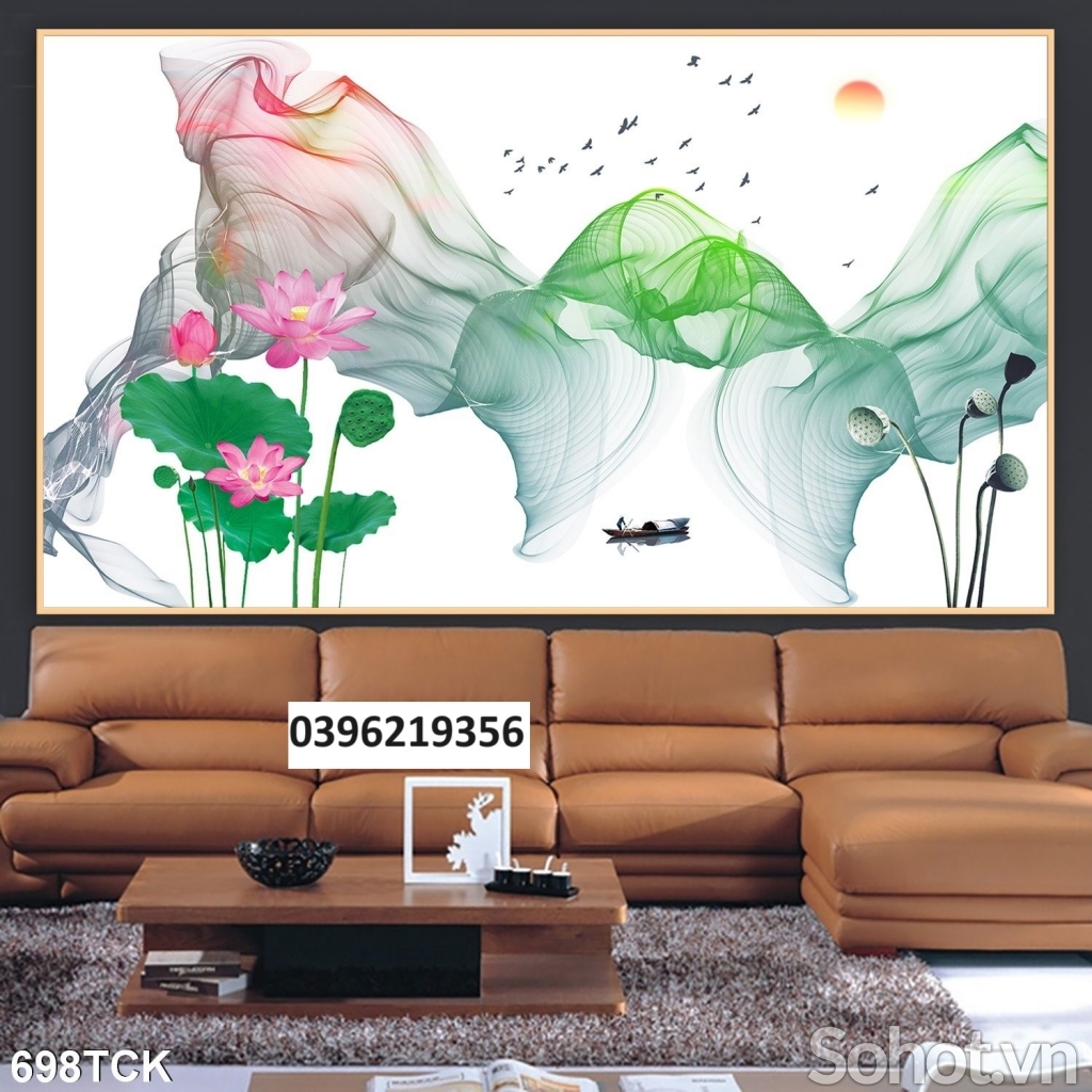 Tranh cá chép đẹp 3D trang trí