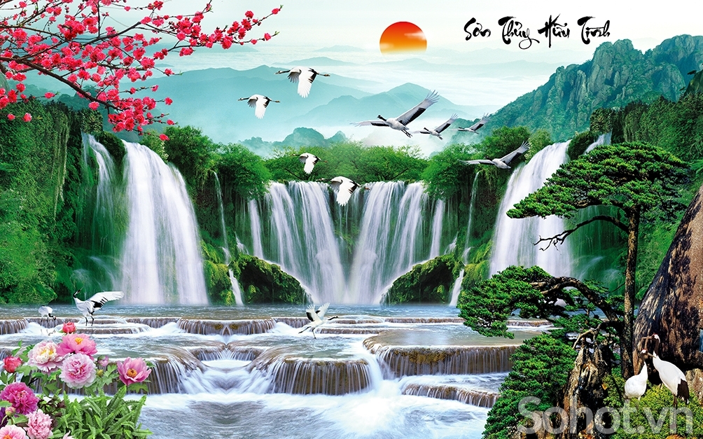 Gạch tranh ốp phòng đẹp