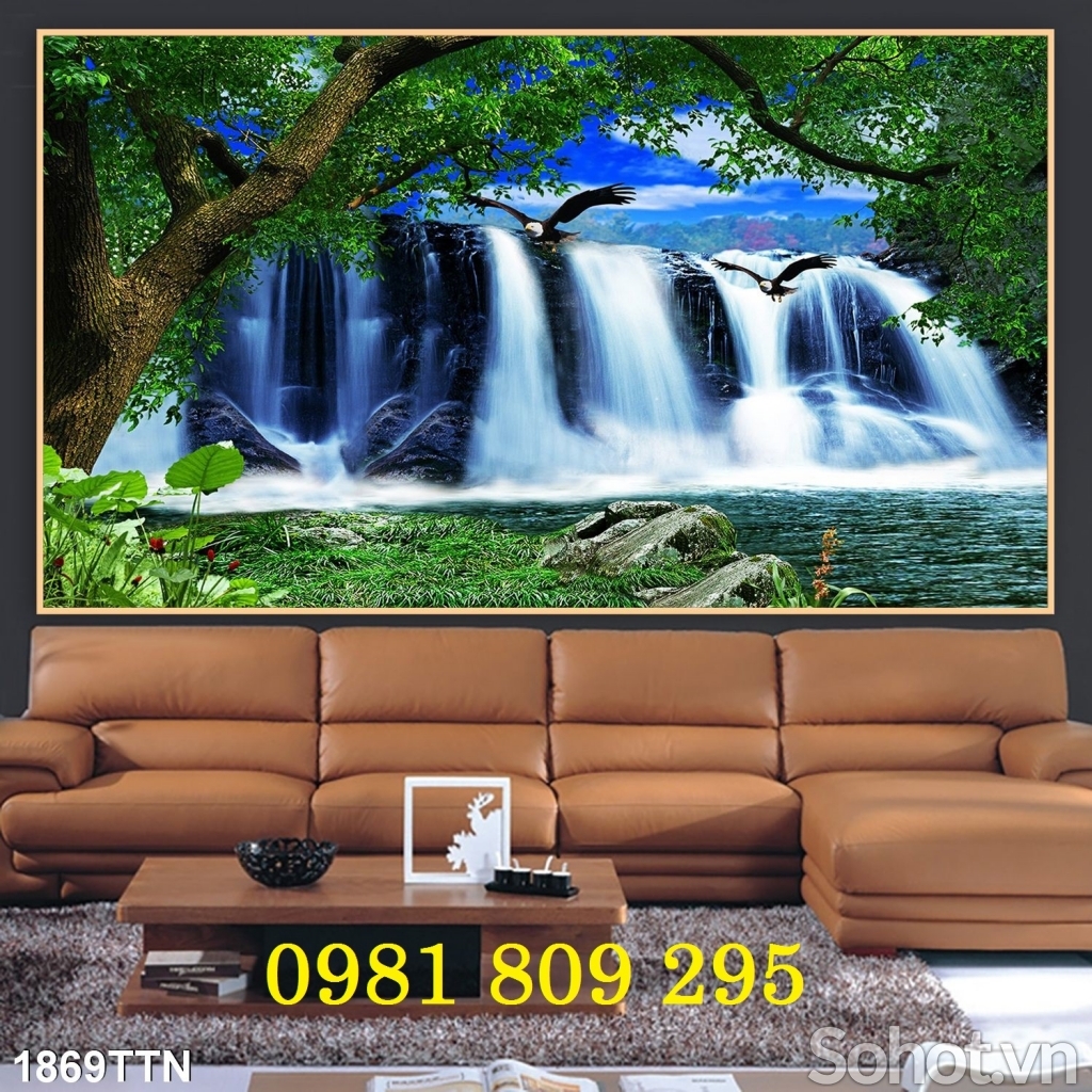 Tranh gạch sơn thủy