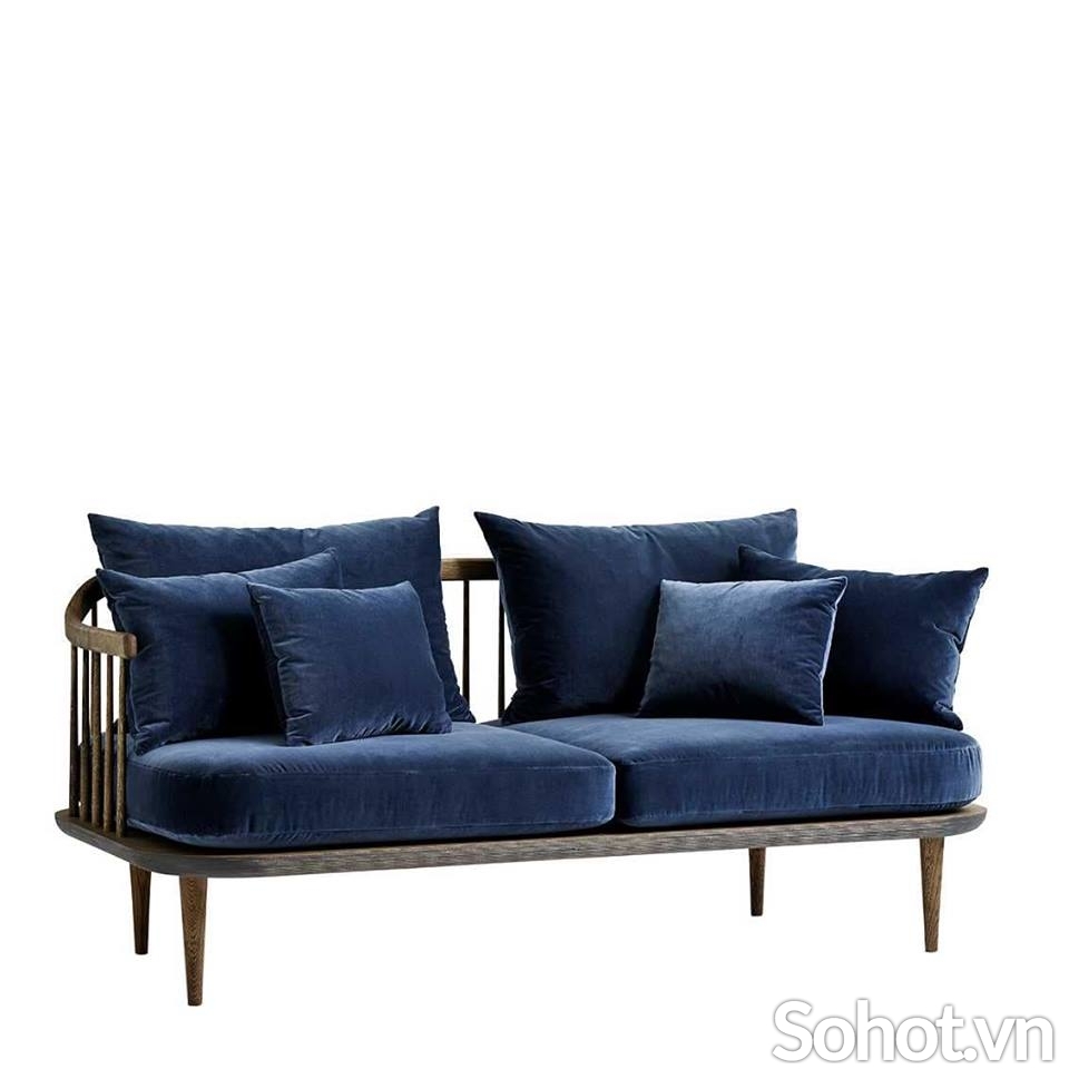Sofa song tiện sồi Mỹ 1m6 - 2m