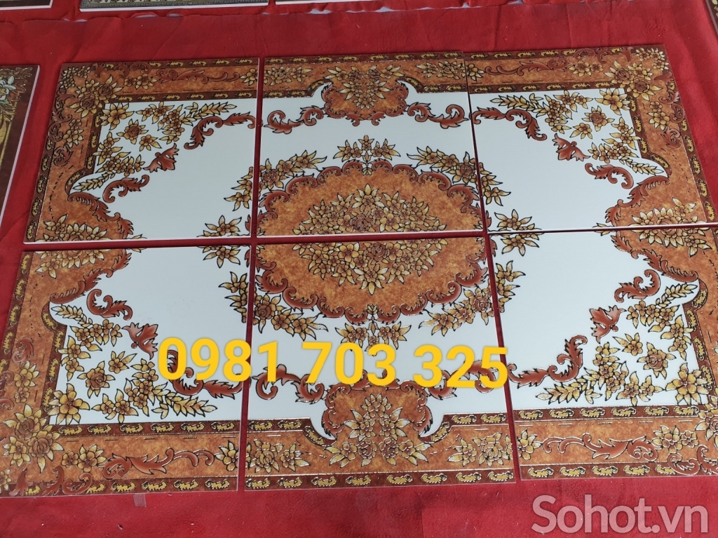 Thảm gạch phòng khách gia đình cao cấp