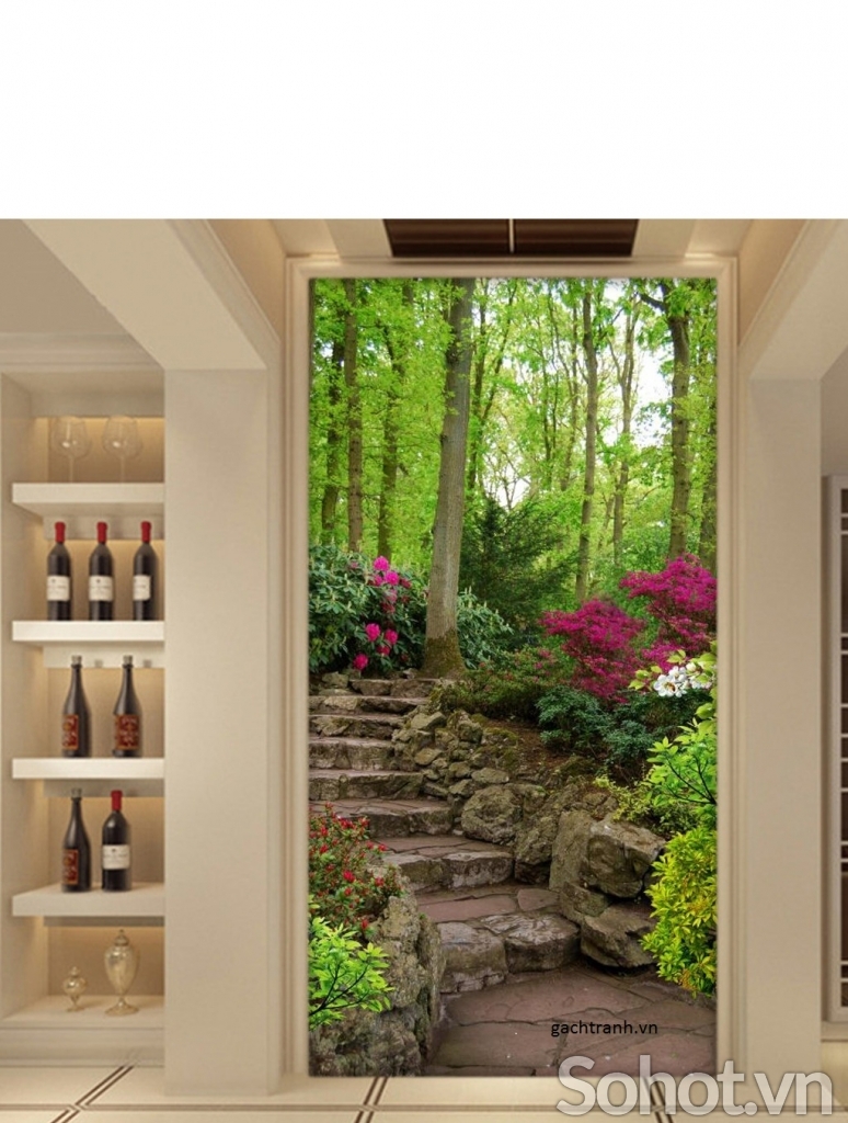 Tranh gạch 3d trang trí tường nhà - DCC33