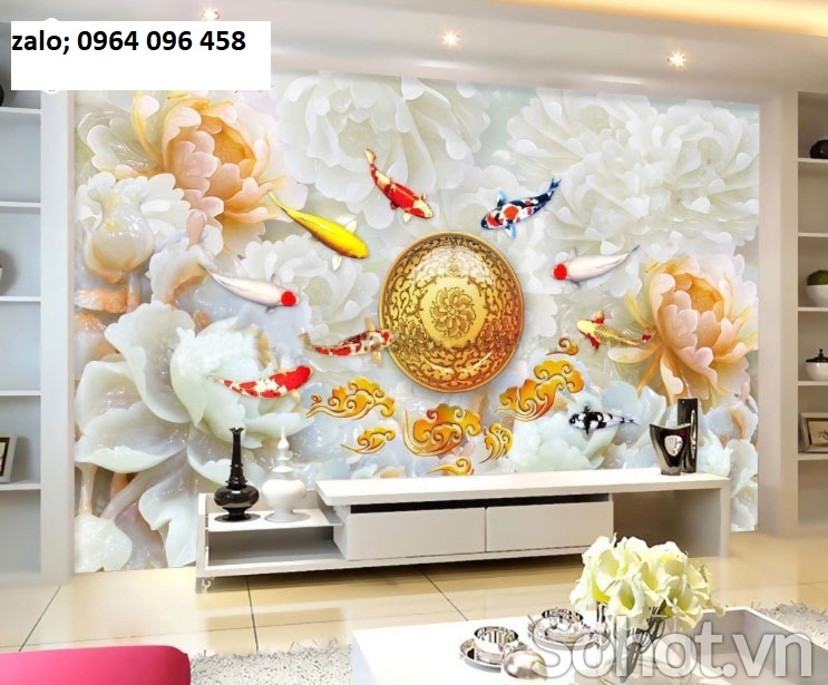 Tranh gạch 3d hoa sứ ngọc - XVC777