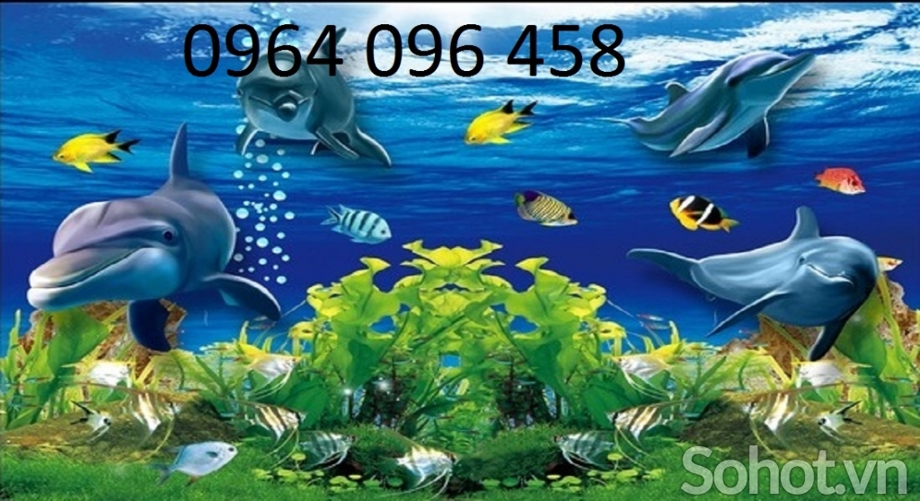 Tranh gạch cá heo đại dương - 222XC