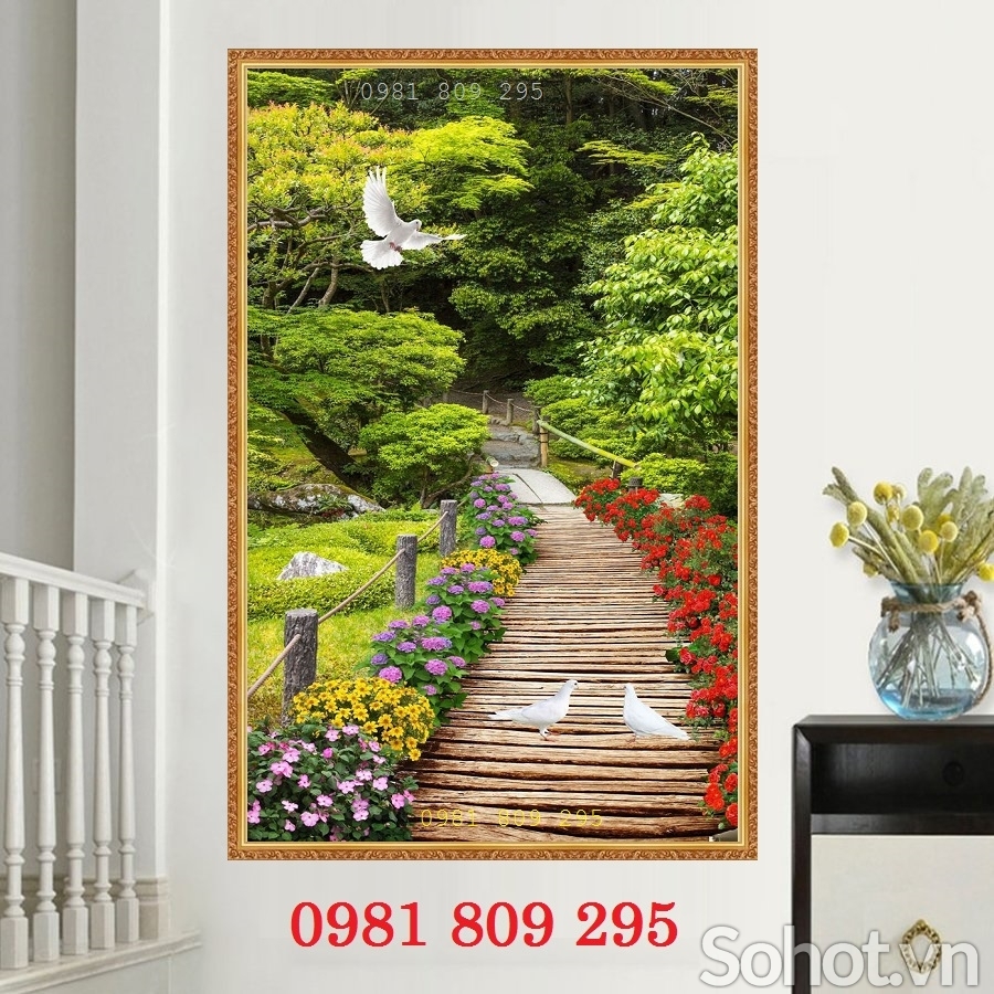 Gạch 3d thiên nhiên ốp tường