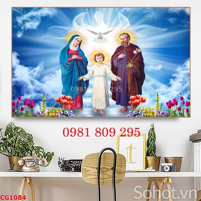 Tranh 3d công giáo , gạch tranh