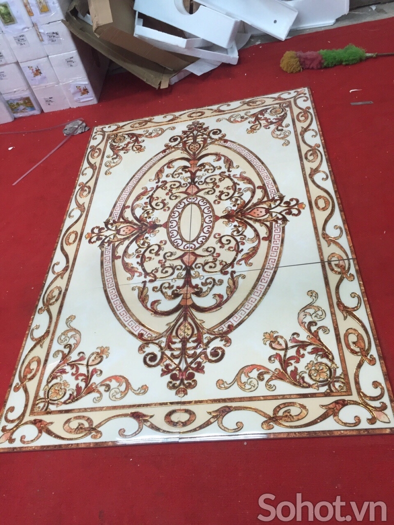 Gạch thảm phòng khách khổ lớn - HNB64