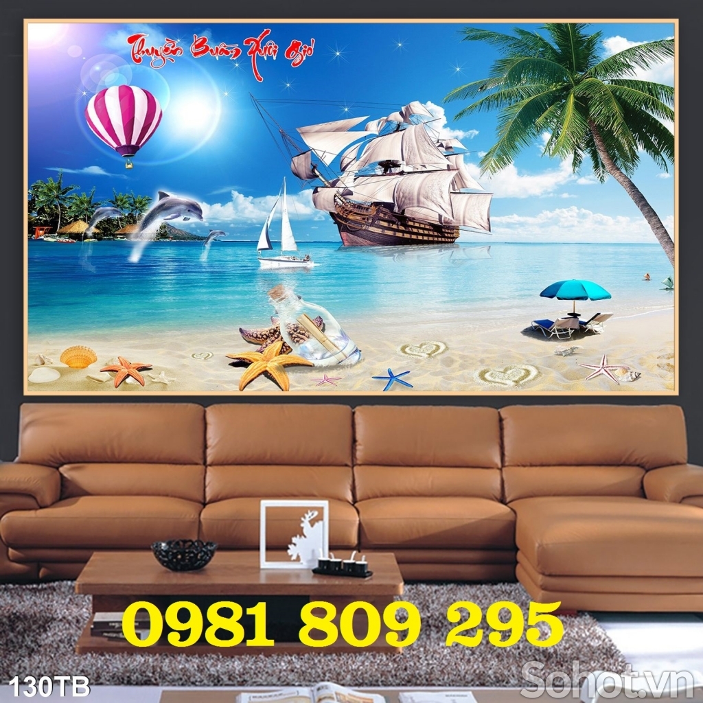 Gạch 3d thuyền buồm