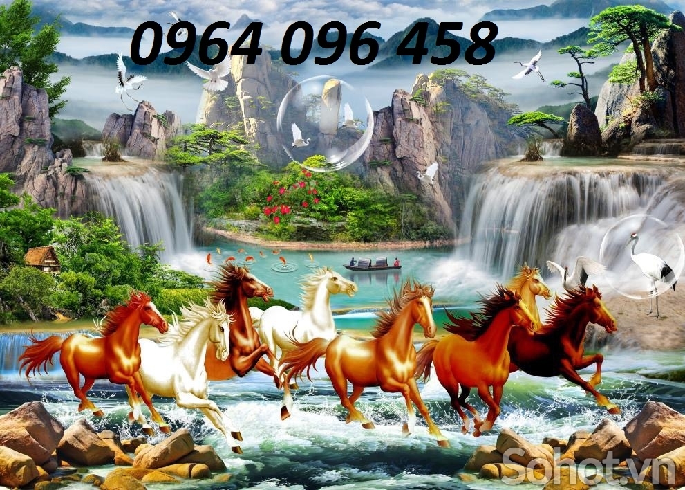 Tranh gạch 3d mã đáo thành công - CVNN04