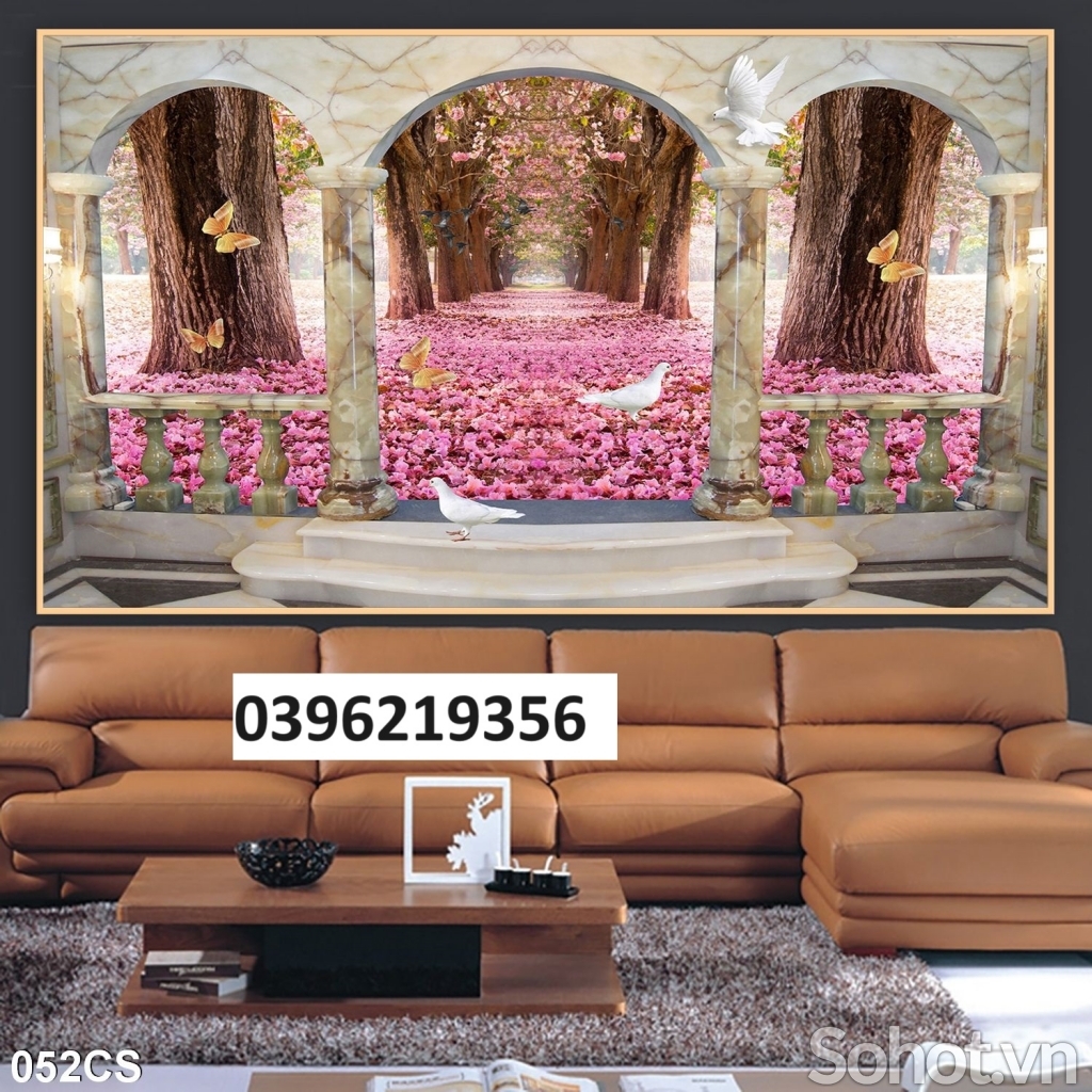 Tranh gạch cửa sổ 3D đẹp