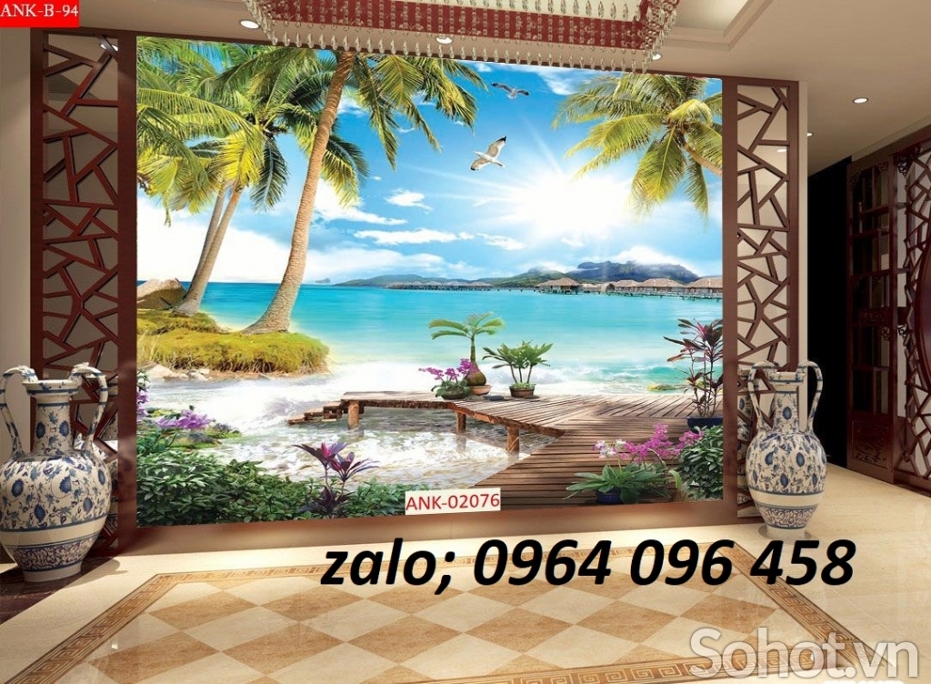 Tranh gạch 3d cảnh biển - LMN65
