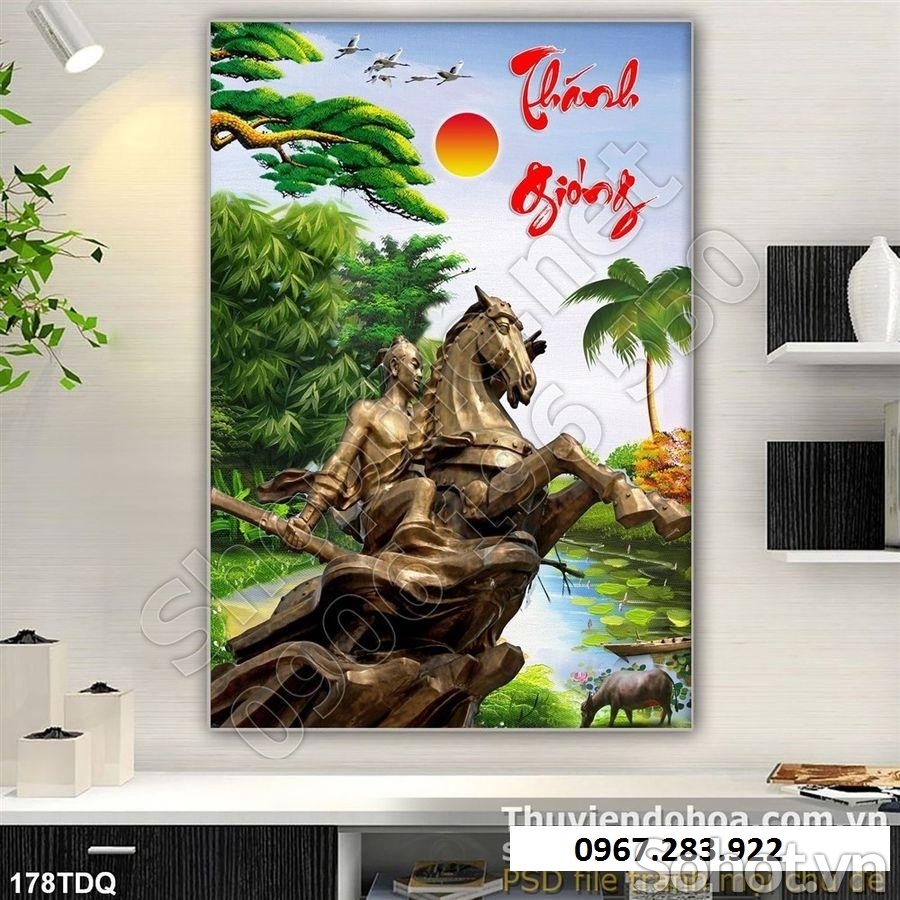 Gạch tranh- Tranh phong cảnh đồng quê