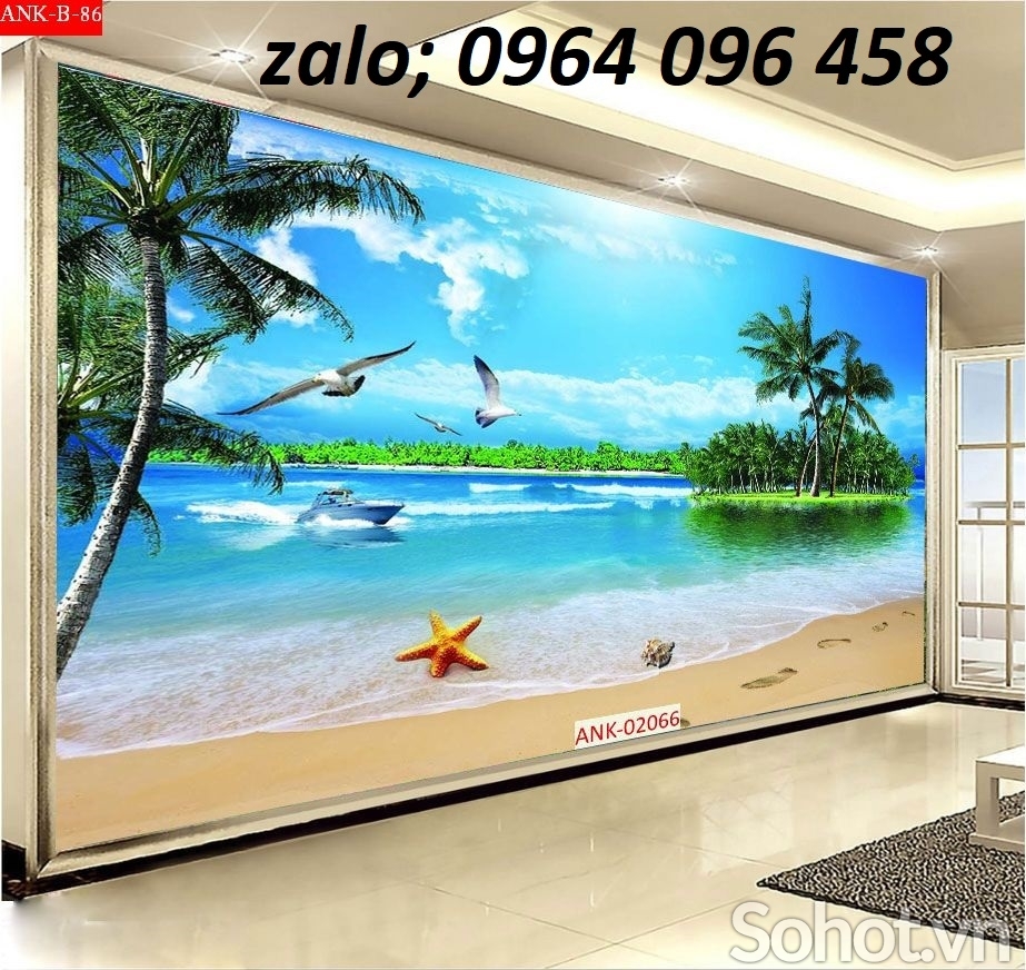 Tranh gạch 3d cảnh biển - LMN65