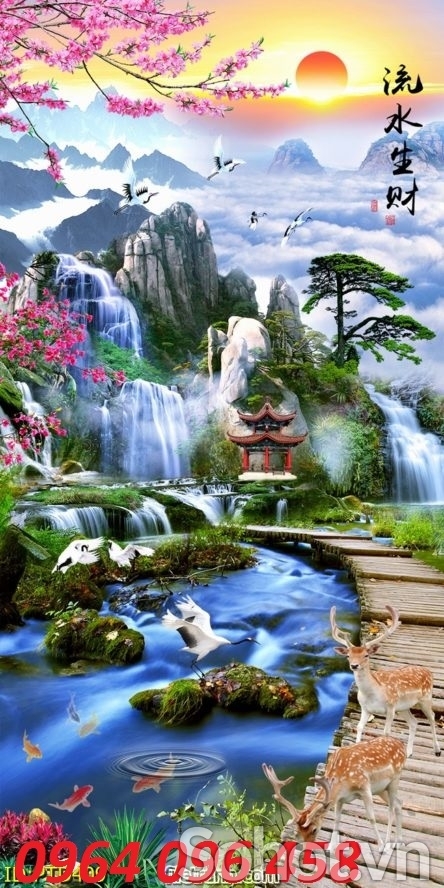 tranh gạch men dán tường - CBB84