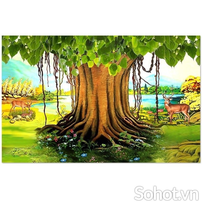 Tranh gạch 3d phật phòng thờ - LKFD4