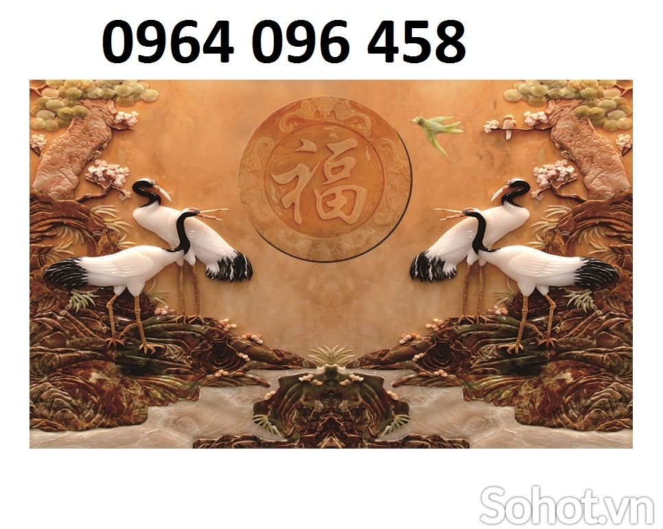 Tranh gạch 3d phòng khách - SLNB33
