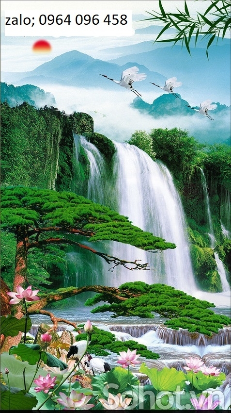 Tranh gạch 3d dán mộ - 721AP