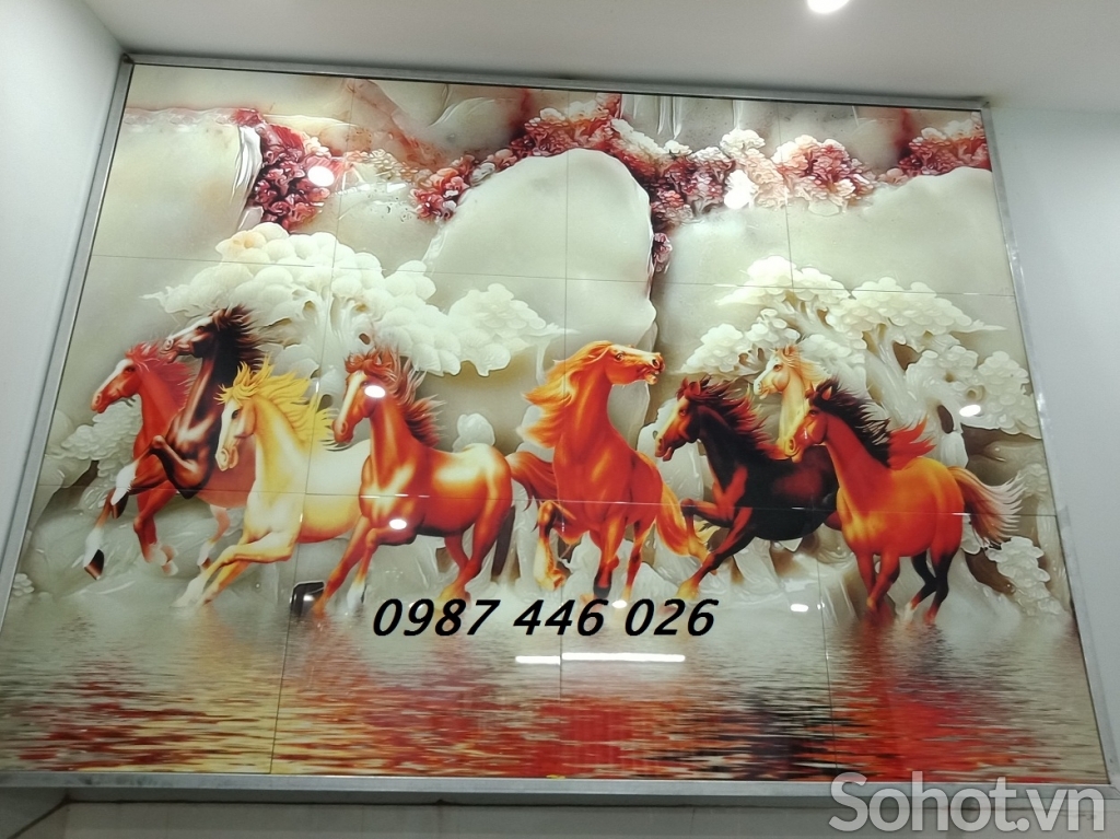Gạch tranh 3d - ảnh thực tế