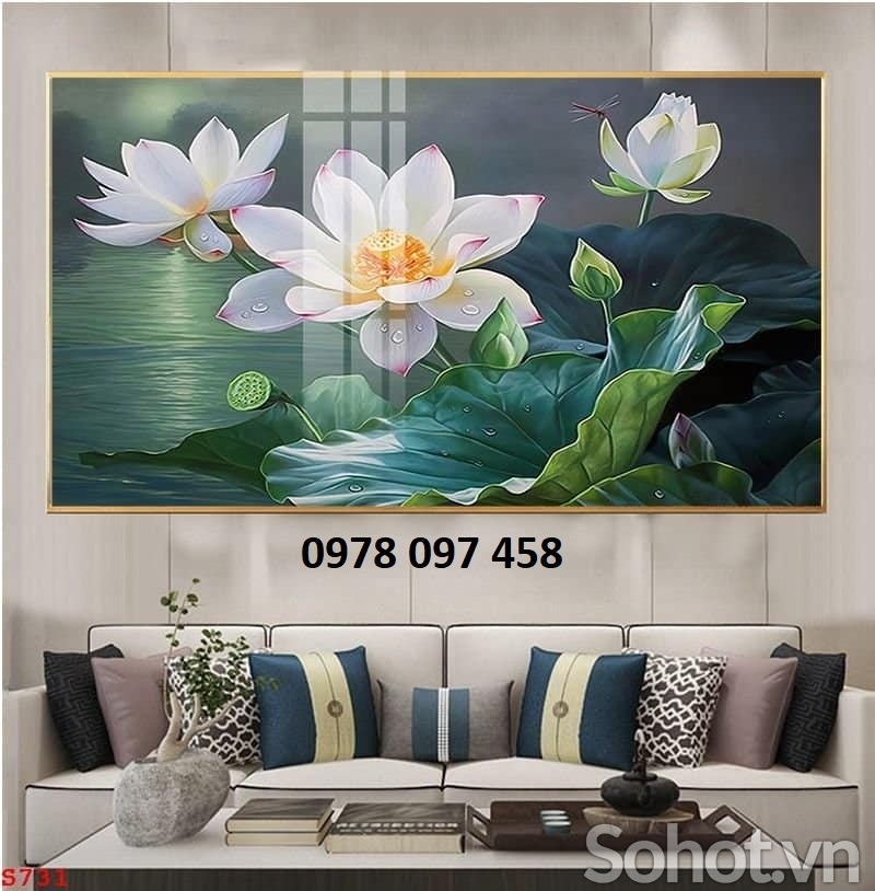 Gạch tranh dán tường phòng ăn