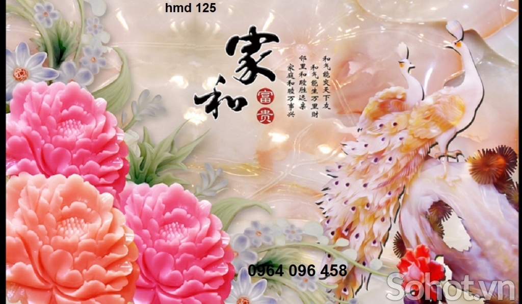 Tranh gạch 3d trang trí phòng khách đẹp - CXZ4