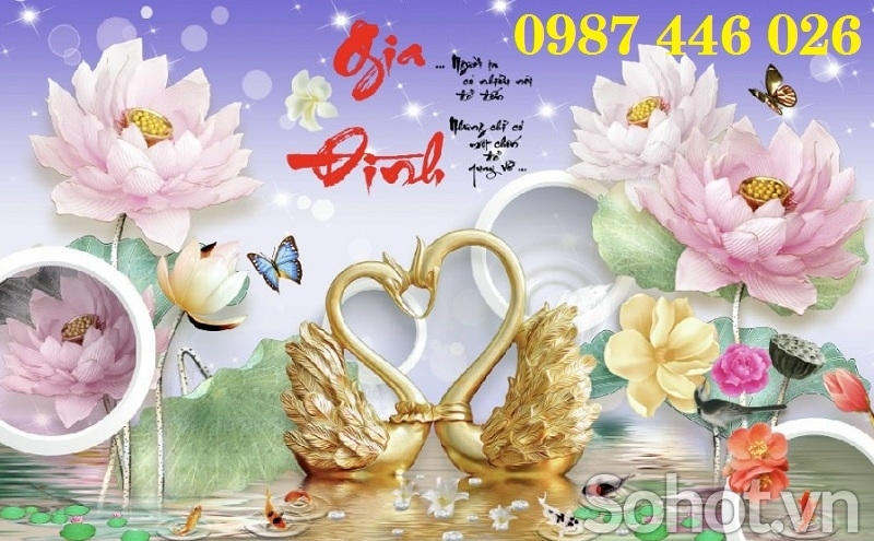 Tranh 3d gạch trang trí tranh tường đẹp HP9272