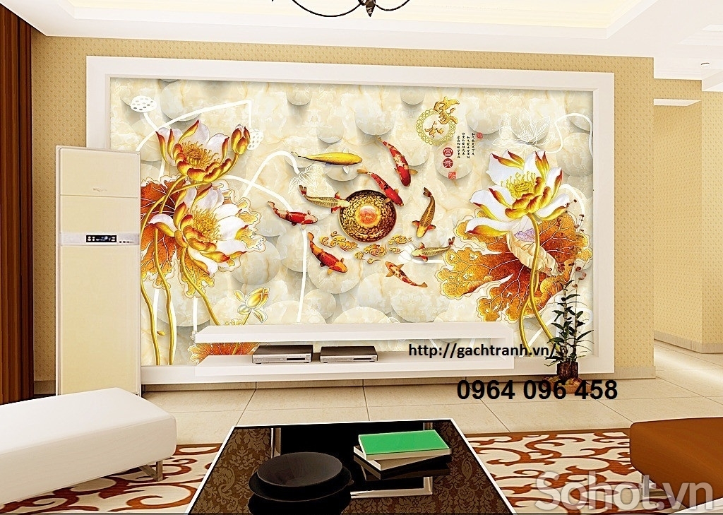 Tranh gạch 3d giả ngọc - 9432XV