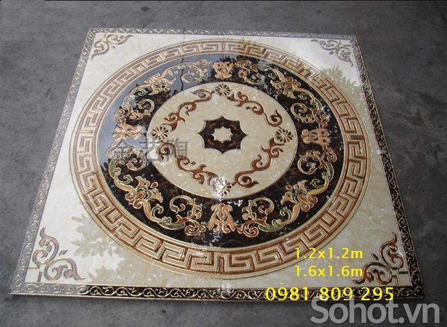 Thảm gạch lát nền sảnh hiên vuông HN9292