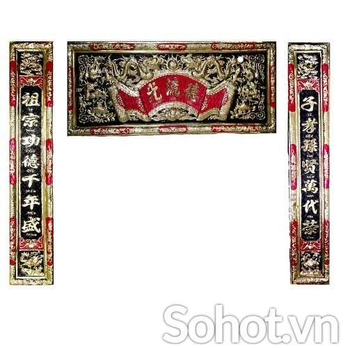 tranh gạch men 3d dán tường phòng thờ