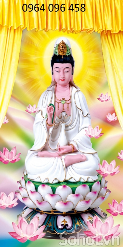 Tranh gạch 3d phật phòng thờ - LKJ64