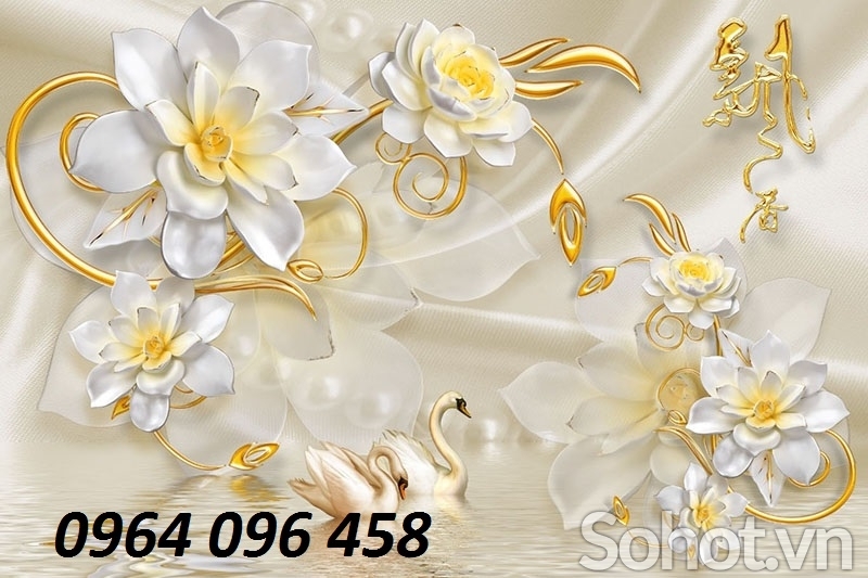 Tranh gạch 3d trang trí phòng khách - SXC44