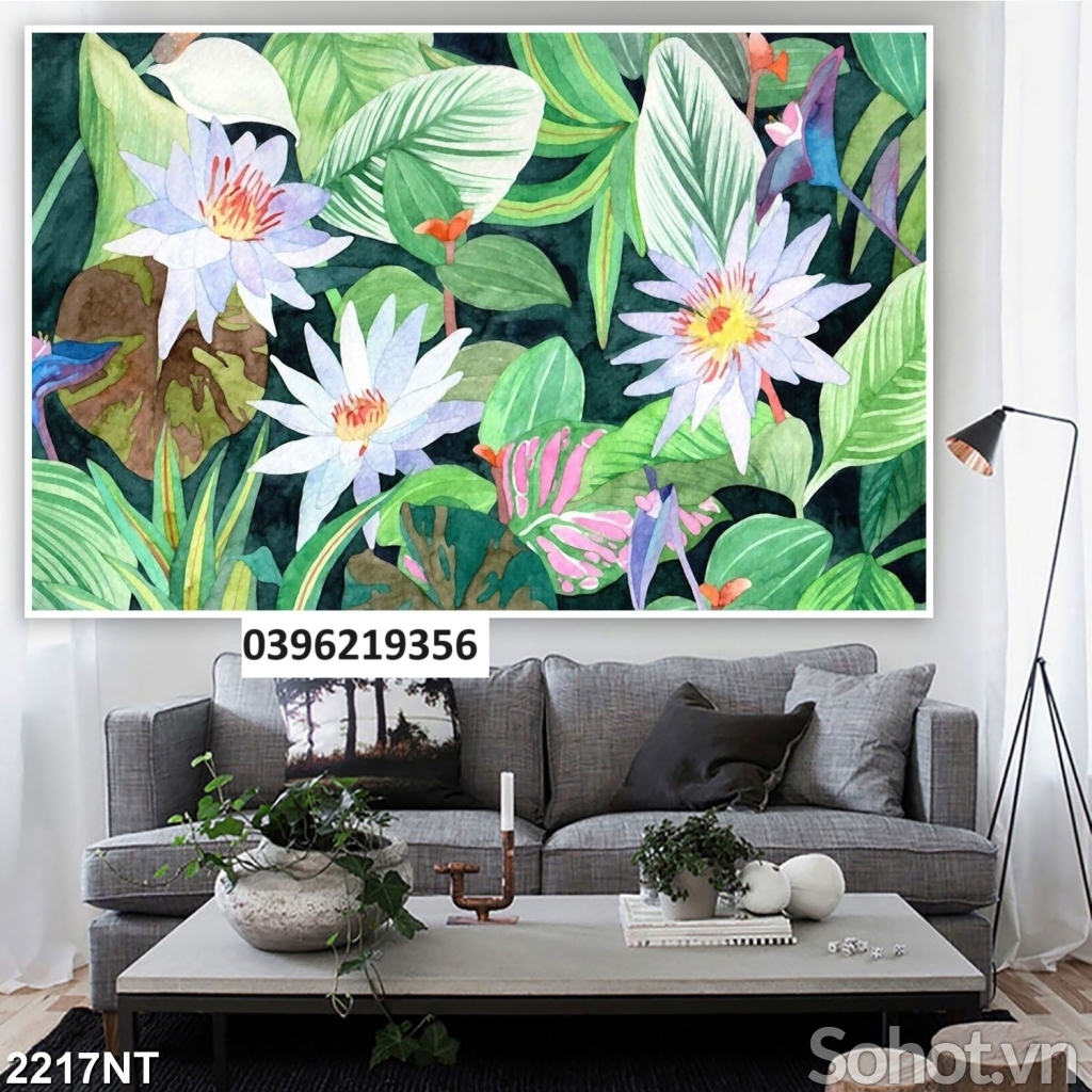 Tranh gạch phong cảnh 3D trang trí