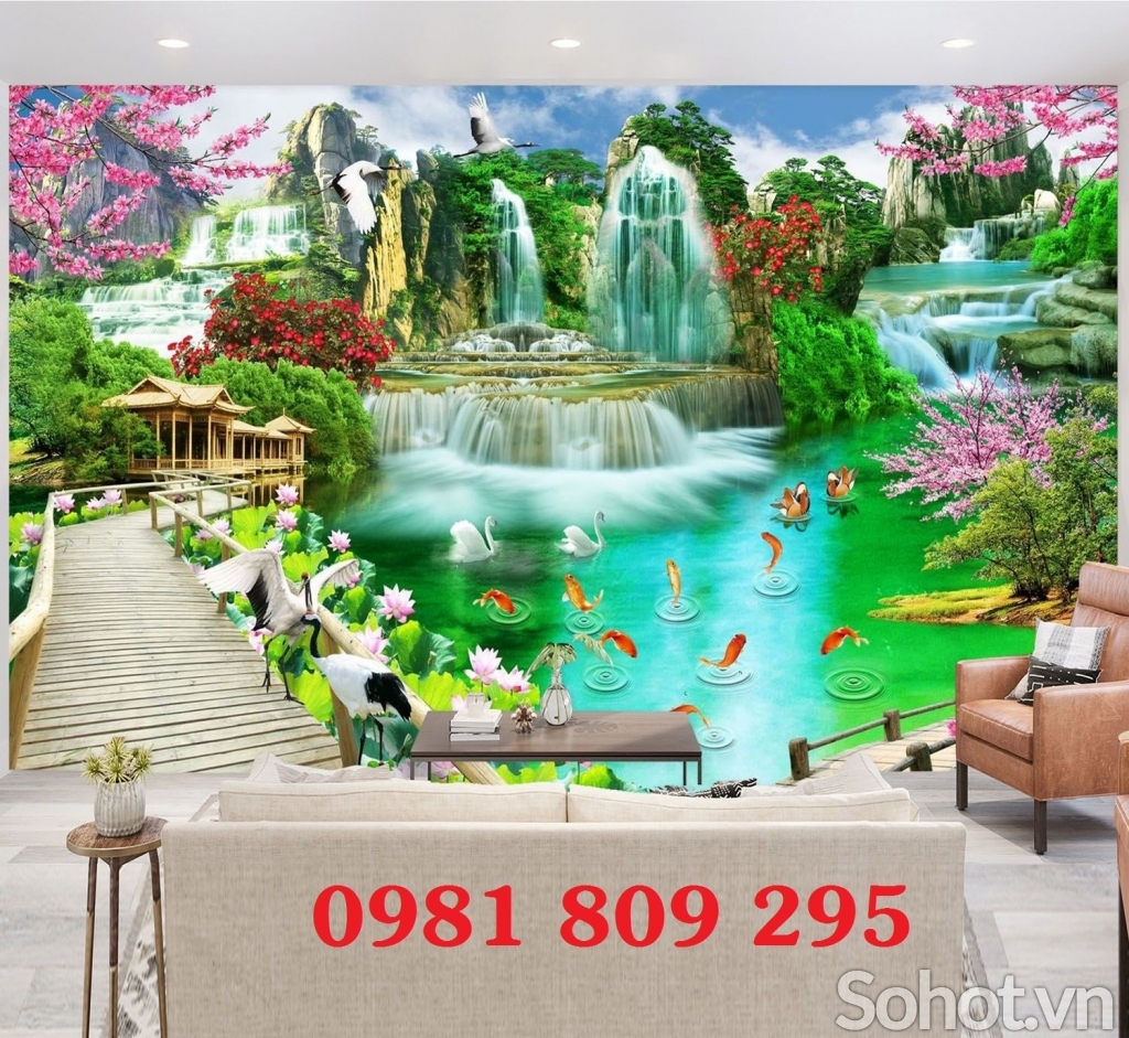 Gạch trang trí , tranh gạch phong cảnh