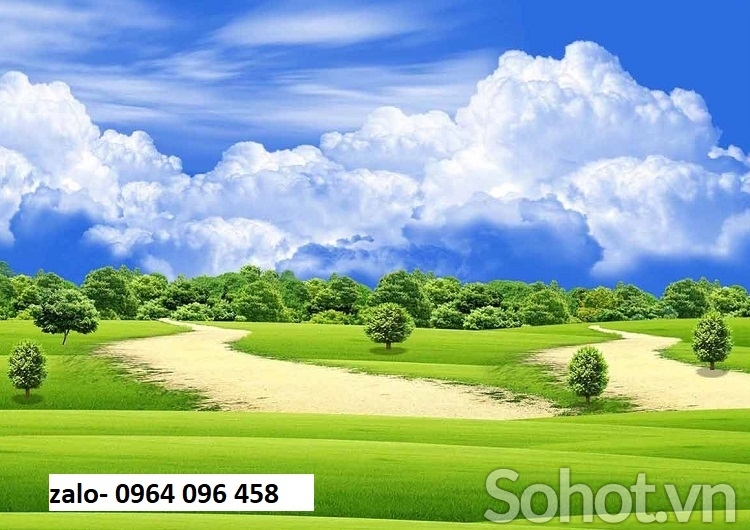 Tranh 3d - tranh gạch 3d phong thảnh thiên nhiên - SKN12