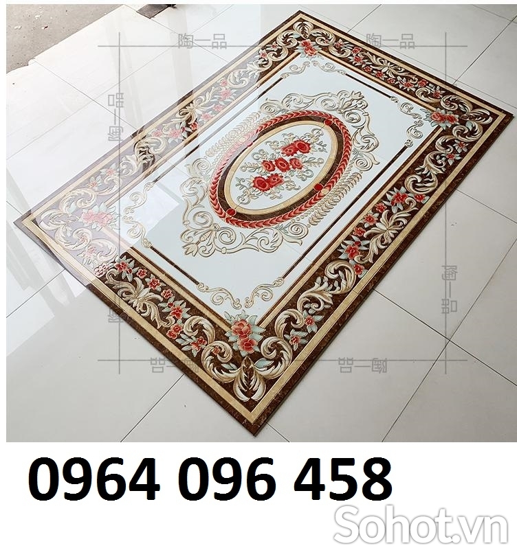 Mẫu gạch thảm lát nền phòng khách mã - HGF43